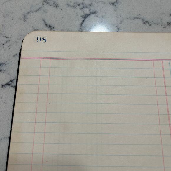Antique Woolworth Herald Square Two Column Spiral Notebook - Picture 5 of 14